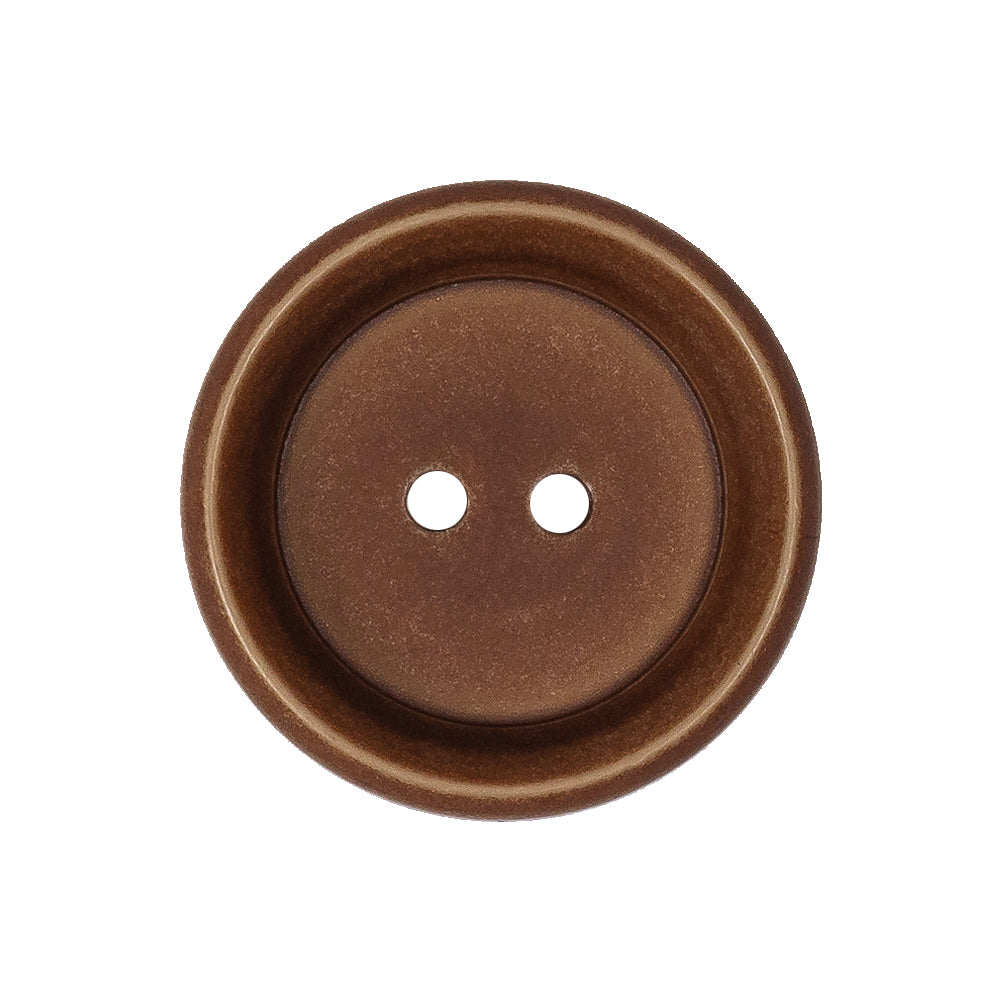 Clay Deep Well 2-Hole Plastic Button - 40L/25.5mm Clay Deep Well 2-Hole Plastic Button - 40L/25.5mm