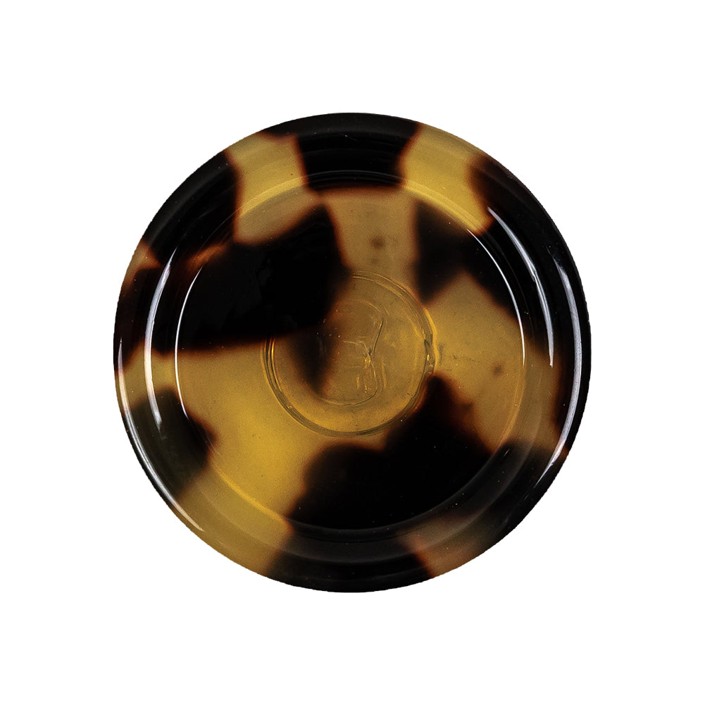 Golden Beige and Black Tortoiseshell Translucent Shank Back Plastic Button - 42L/27mm Golden Beige and Black Tortoiseshell Translucent Shank Back Plastic Button - 42L/27mm