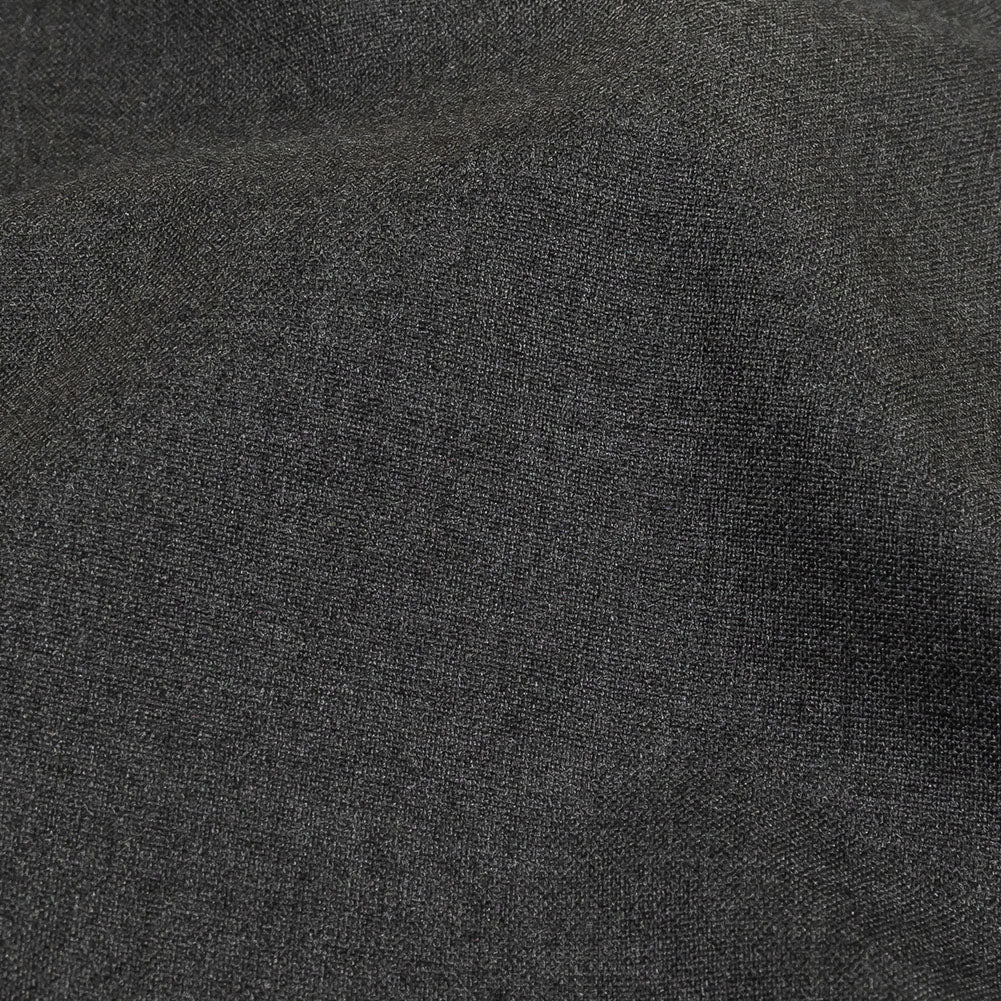 Heathered Gray Stretch Polyester Suiting Detail Heathered Gray Stretch Polyester Suiting Detail