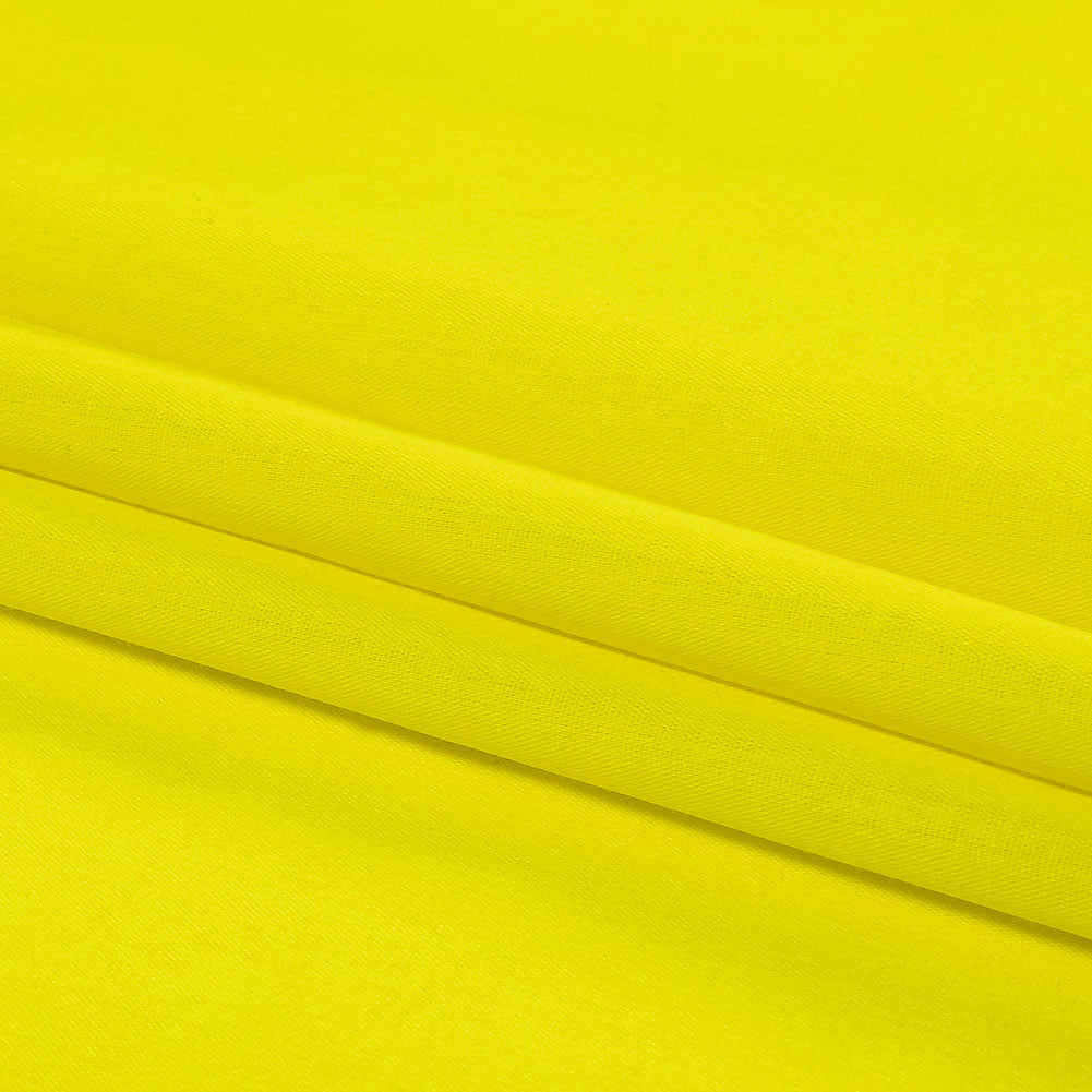 Hi-Vis Safety Yellow Polyester and Cotton Poplin Folded Hi-Vis Safety Yellow Polyester and Cotton Poplin Folded