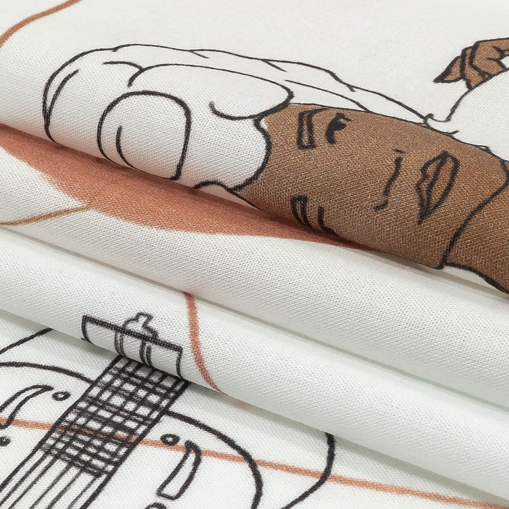 Mood Exclusive To Thelma, With Love Mercerized Organic Egyptian Cotton Voile - Folded Mood Exclusive To Thelma, With Love Mercerized Organic Egyptian Cotton Voile - Folded