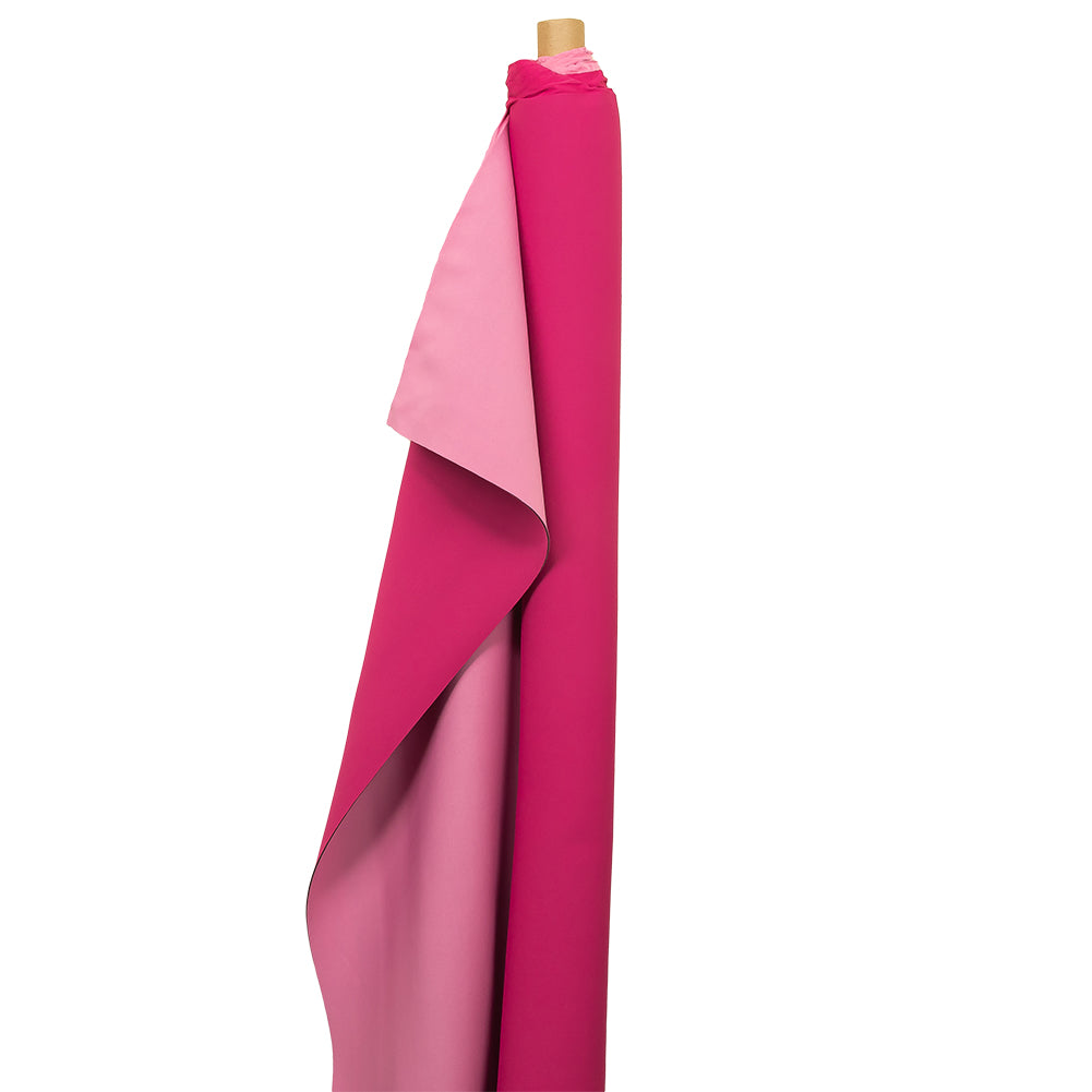 Double Faced Stretch Neoprene 3yd Bundle - Fuchsia Purple and Pink Carnation - Wave Collection - Drape Double Faced Stretch Neoprene 3yd Bundle - Fuchsia Purple and Pink Carnation - Wave Collection - Drape