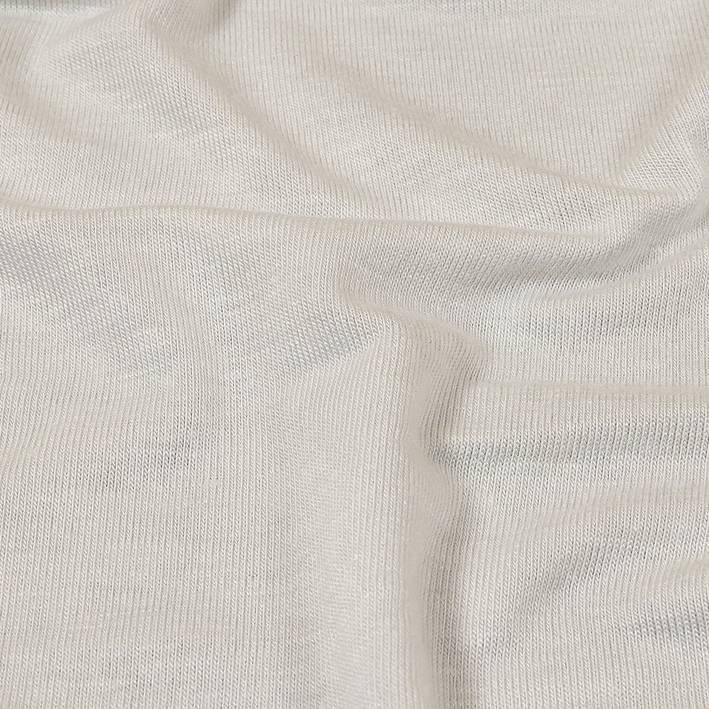 Ultra-Soft Rayon Jersey - White - Cyrus Collection - Detail Ultra-Soft Rayon Jersey - White - Cyrus Collection - Detail