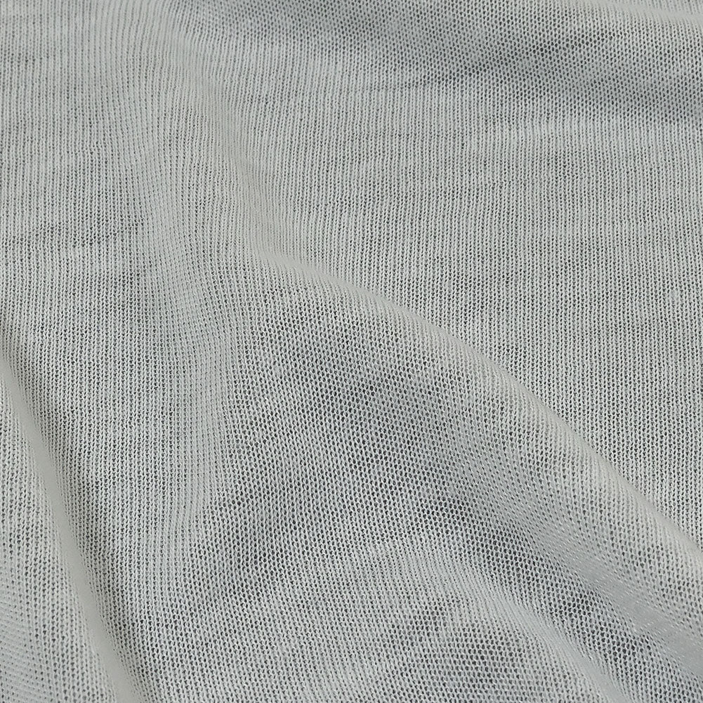 White Lightweight Polyester Sweater Knit Detail White Lightweight Polyester Sweater Knit Detail