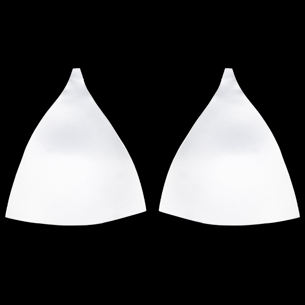 White Triangle Bra Cup - Size 16 Detail White Triangle Bra Cup - Size 16 Detail