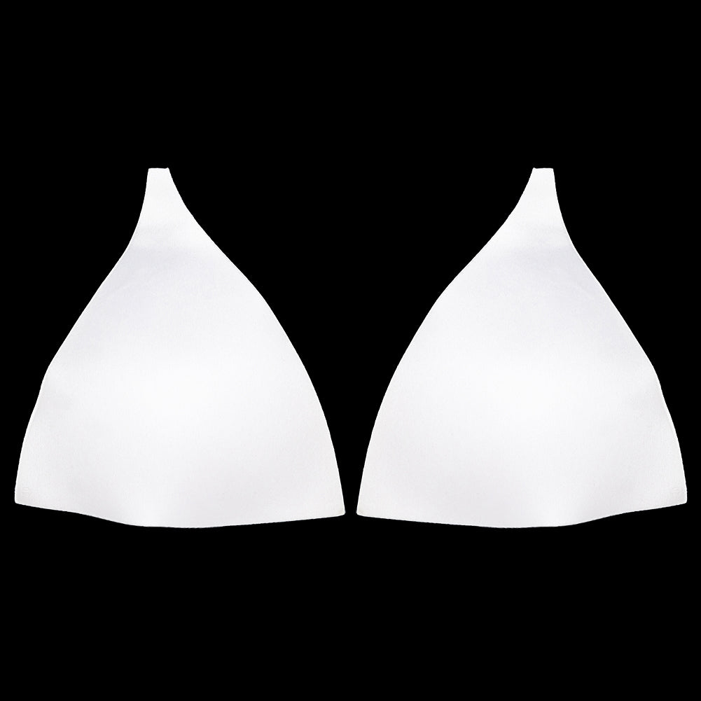 White Triangle Bra Cup - Size 20 Detail White Triangle Bra Cup - Size 20 Detail