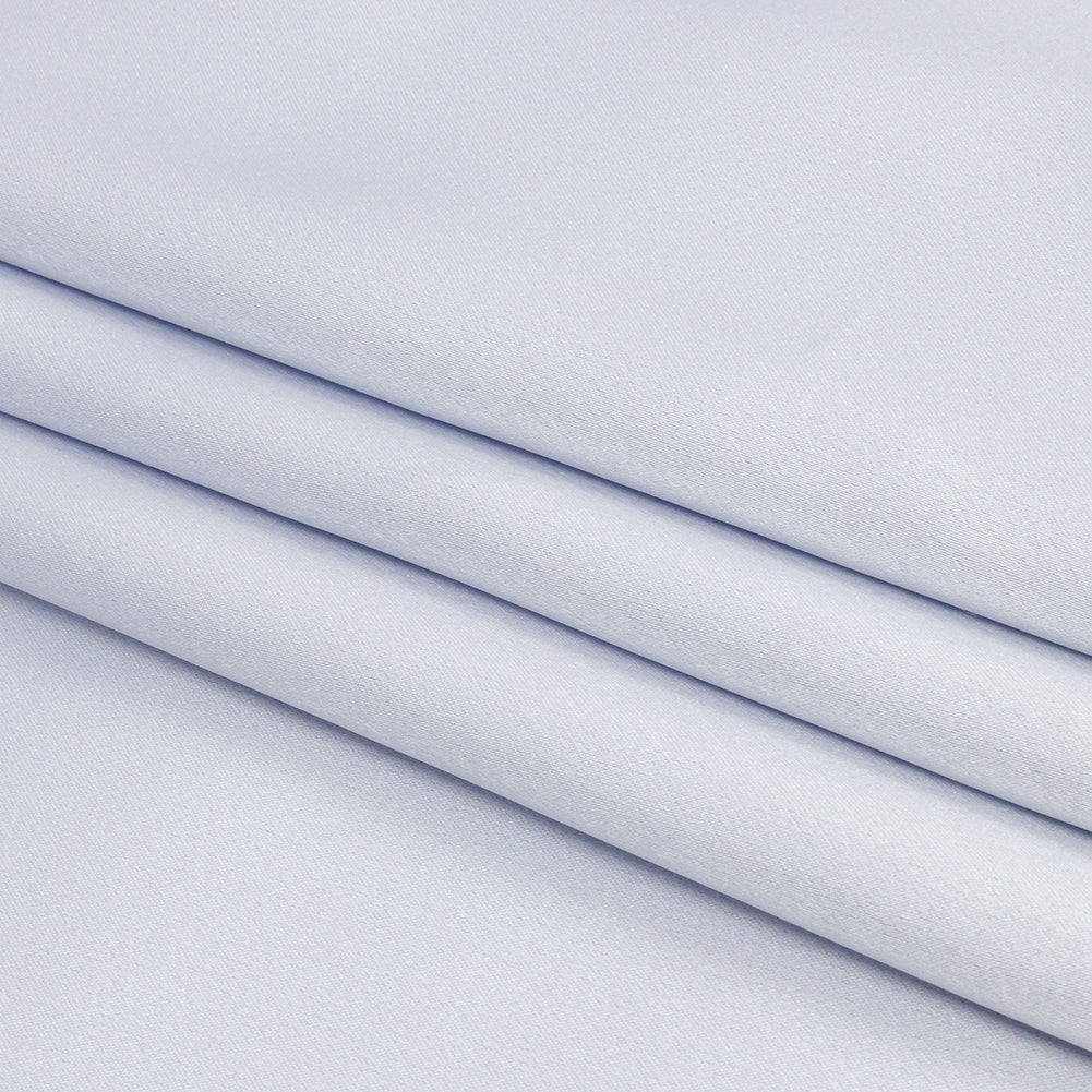 Pastel Blue Silk and Polyester Crepe Back Satin Folded Pastel Blue Silk and Polyester Crepe Back Satin Folded