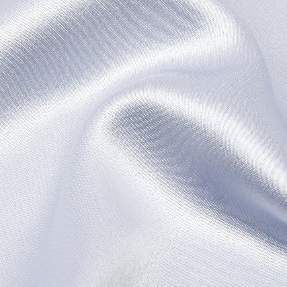 Pastel Blue Silk and Polyester Crepe Back Satin Detail Pastel Blue Silk and Polyester Crepe Back Satin Detail