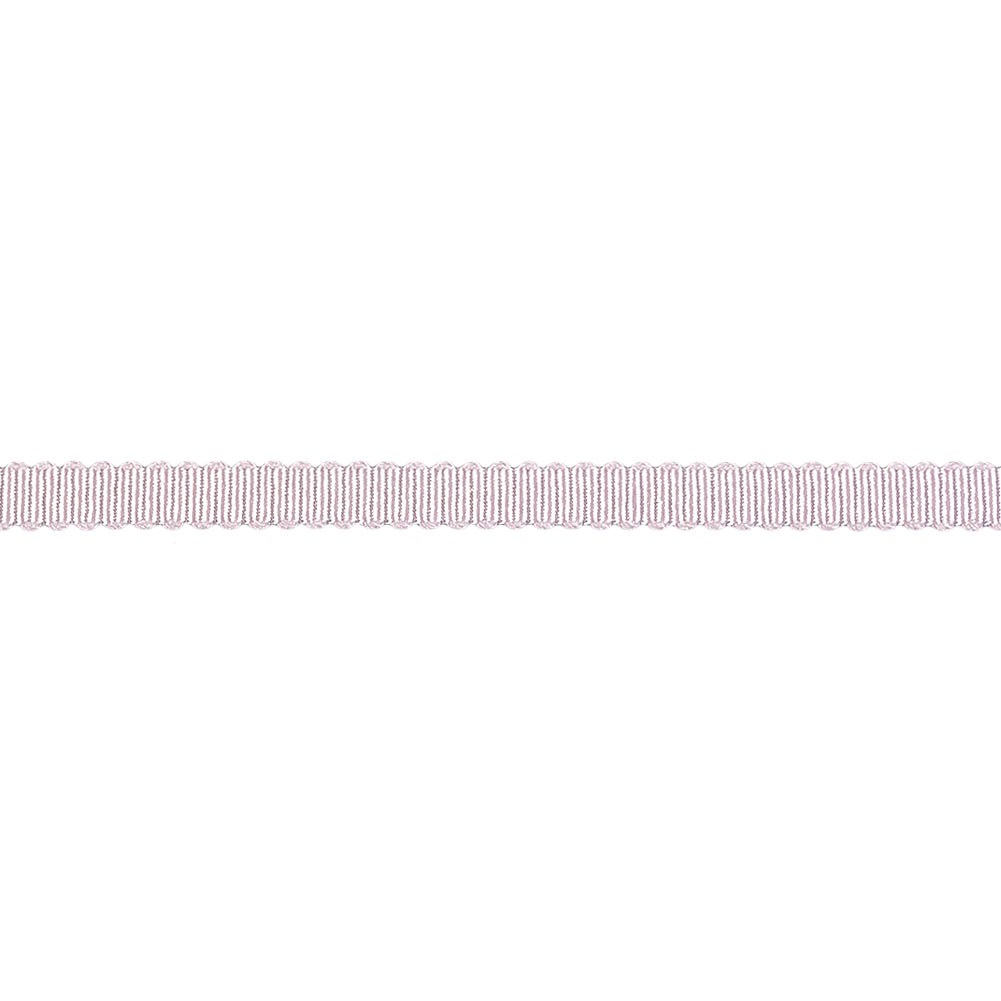 Light Pink Recycled Polyester Petersham Grosgrain Ribbon - 4mm - Detail Light Pink Recycled Polyester Petersham Grosgrain Ribbon - 4mm - Detail