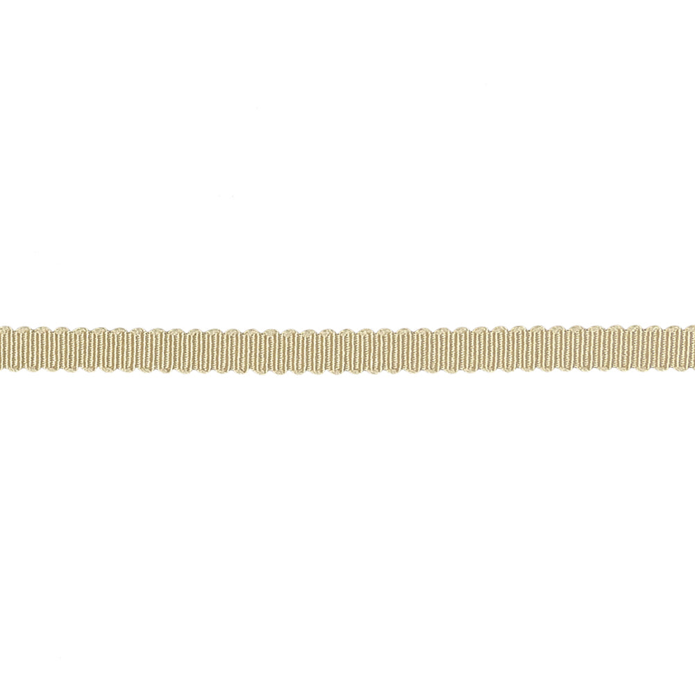 Taupe Recycled Polyester Petersham Grosgrain Ribbon - 4mm - Detail Taupe Recycled Polyester Petersham Grosgrain Ribbon - 4mm - Detail