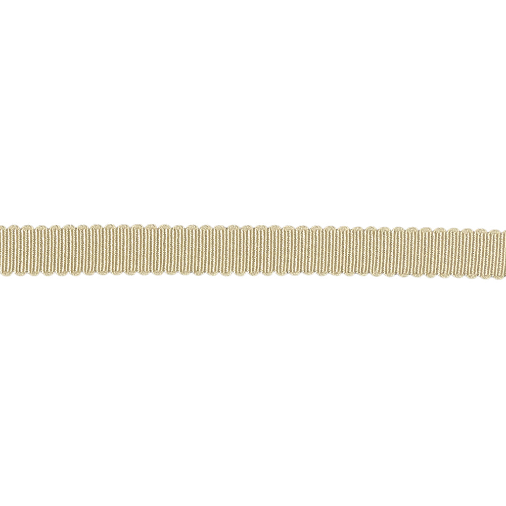 Taupe Recycled Polyester Petersham Grosgrain Ribbon - 6mm - Detail Taupe Recycled Polyester Petersham Grosgrain Ribbon - 6mm - Detail