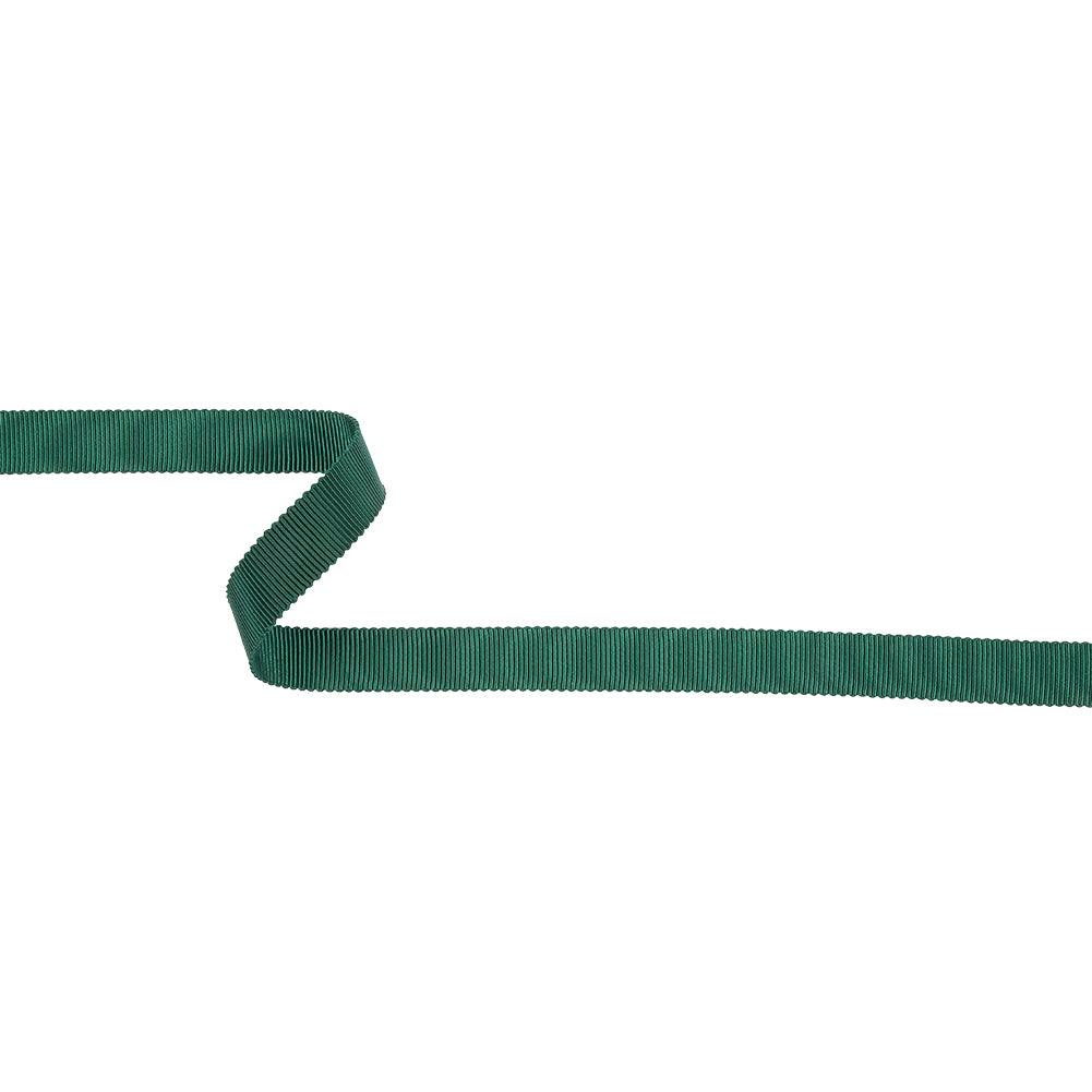 Emerald Recycled Polyester Petersham Grosgrain Ribbon - 12mm Emerald Recycled Polyester Petersham Grosgrain Ribbon - 12mm