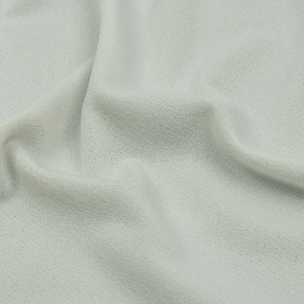 Stretch Polyester Crepe Knit - Cloud Dancer - Arabesque Collection - Detail Stretch Polyester Crepe Knit - Cloud Dancer - Arabesque Collection - Detail