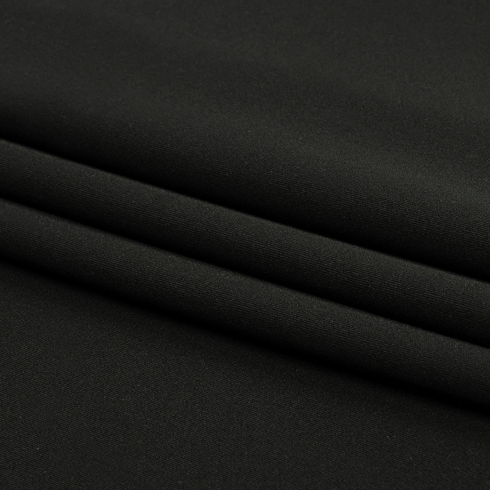 Black Onyx Polyester Interlock Knit Folded Black Onyx Polyester Interlock Knit Folded