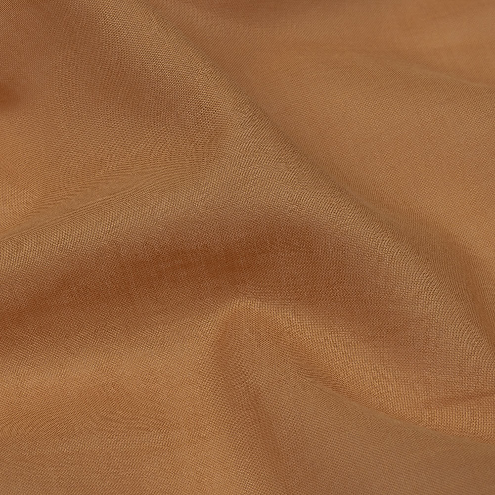 Famous Australian Designer Tan Cotton Voile - Detail Famous Australian Designer Tan Cotton Voile - Detail