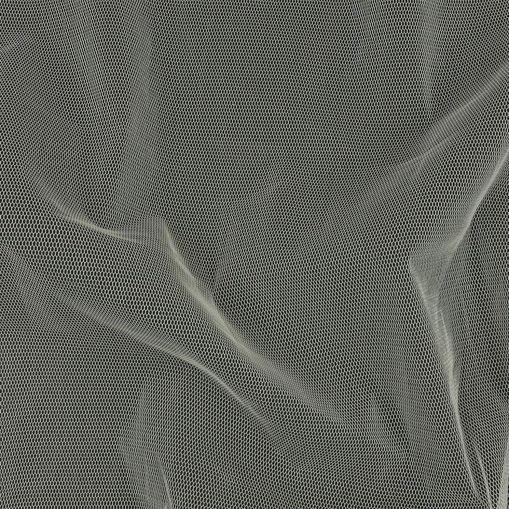 Famous Australian Designer White Stiff Polyester Tulle Famous Australian Designer White Stiff Polyester Tulle