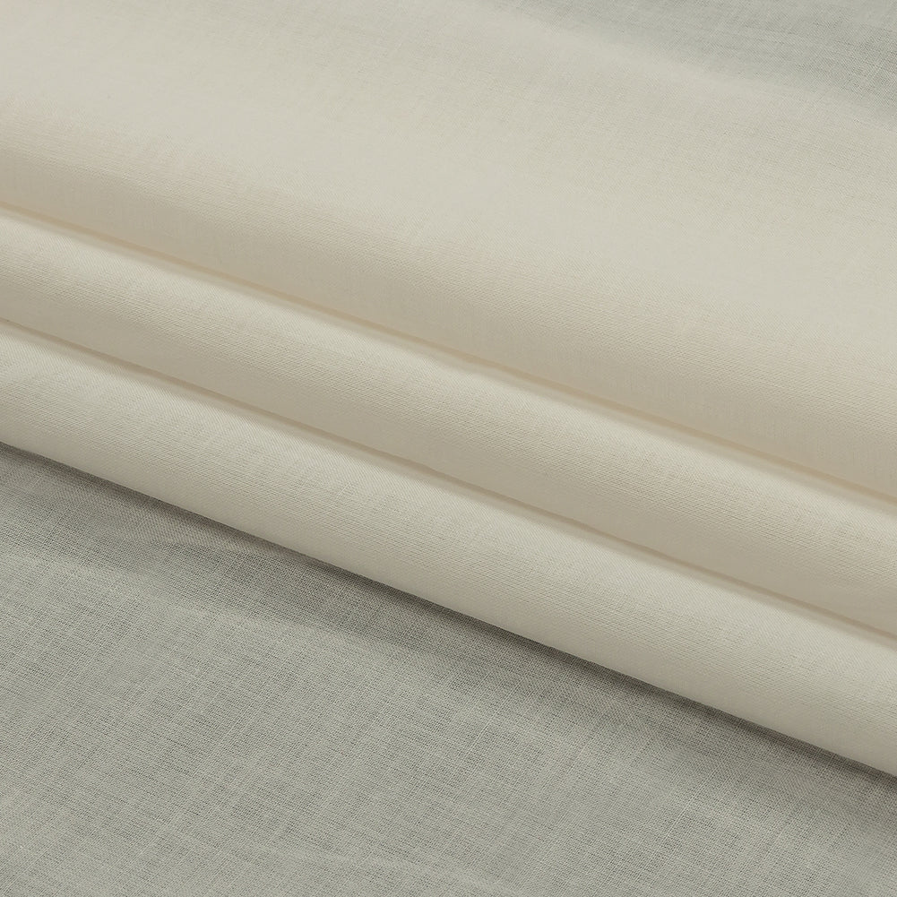Famous Australian Designer Marshmallow Cotton Voile Folded Famous Australian Designer Marshmallow Cotton Voile Folded