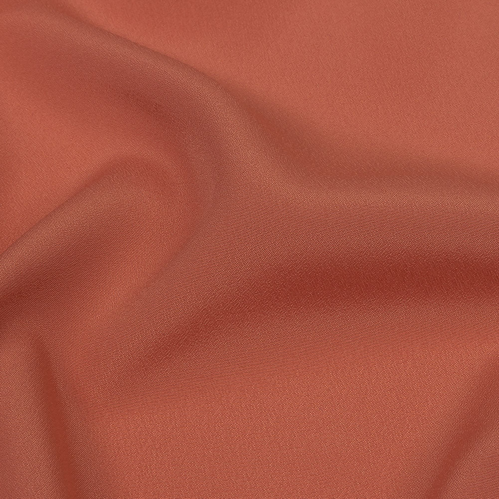 Famous Australian Designer Rosewood Polyester Crepe de Chine Detail Famous Australian Designer Rosewood Polyester Crepe de Chine Detail