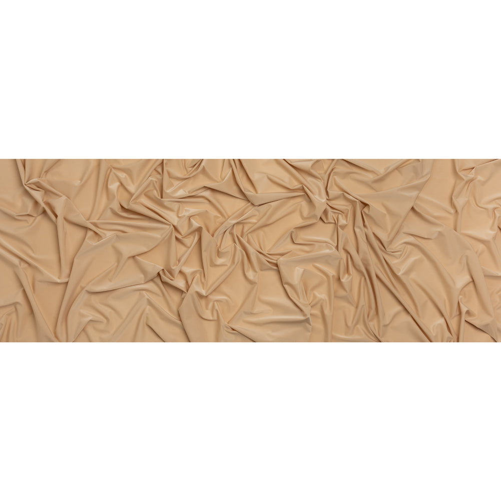 Stretch Polyester Jersey - Beige - Famous Australian Designer Deadstock Full Stretch Polyester Jersey - Beige - Famous Australian Designer Deadstock Full