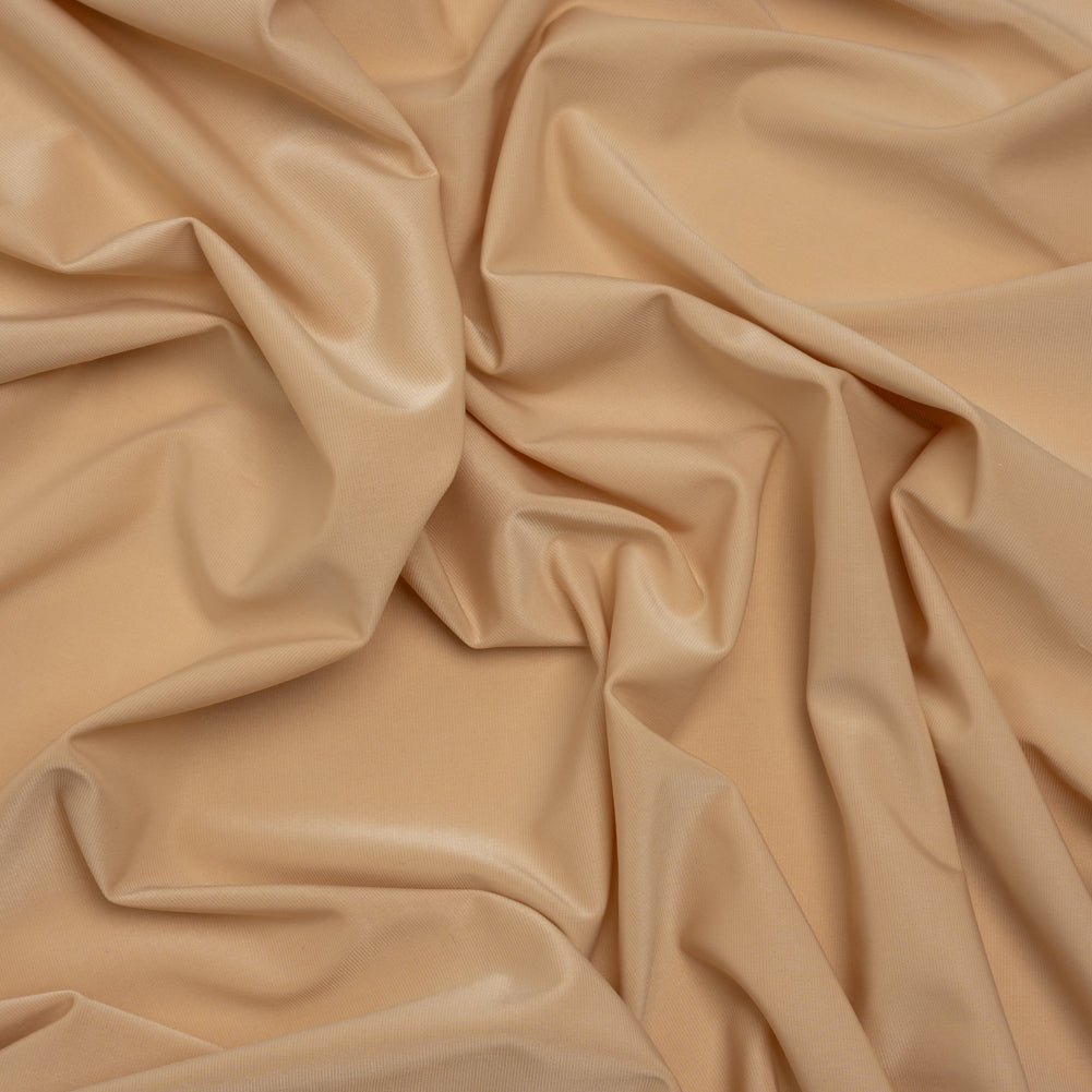 Stretch Polyester Jersey - Beige - Famous Australian Designer Deadstock Stretch Polyester Jersey - Beige - Famous Australian Designer Deadstock