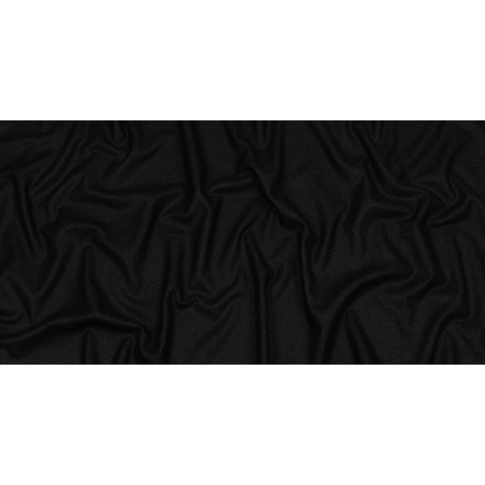 Famous Designer Navy and Black Subtle Plaid Felted Wool Heavyweight Suiting Full Famous Designer Navy and Black Subtle Plaid Felted Wool Heavyweight Suiting Full