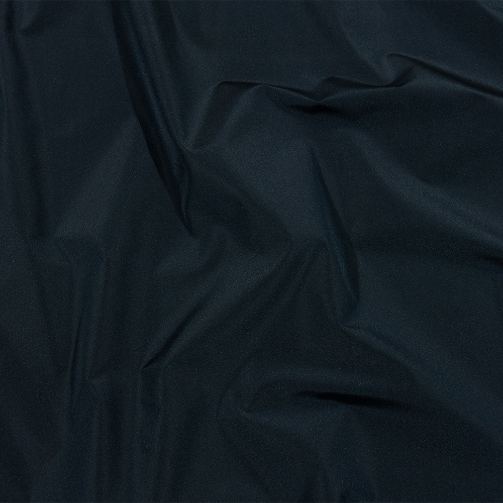 Balenciaga Italian Midnight Navy Polyester and Viscose Micro Faille Balenciaga Italian Midnight Navy Polyester and Viscose Micro Faille