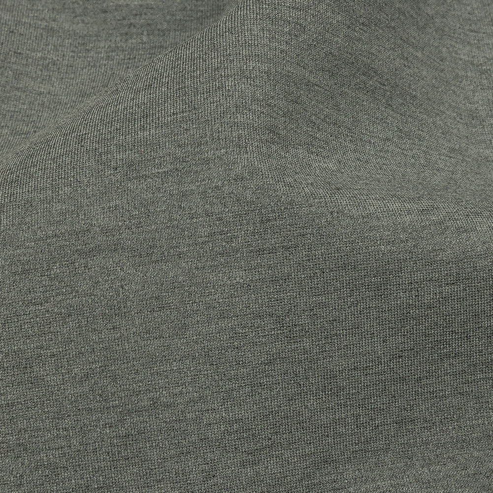Stretch Ponte Knit - Light Heathered Gray - Papilio Collection - Detail Stretch Ponte Knit - Light Heathered Gray - Papilio Collection - Detail