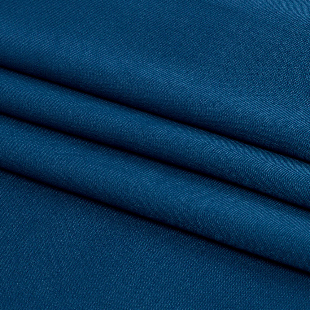 Sustainable Viscose Fluid Satin - Blue - Mood Exclusive Elliana Collection - Folded Sustainable Viscose Fluid Satin - Blue - Mood Exclusive Elliana Collection - Folded