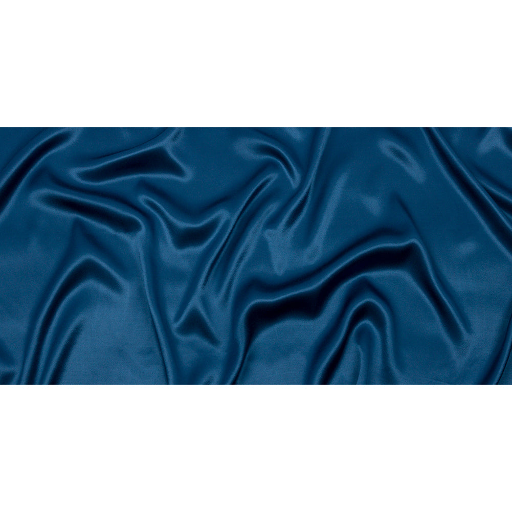 Sustainable Viscose Fluid Satin - Blue - Mood Exclusive Elliana Collection - Full Sustainable Viscose Fluid Satin - Blue - Mood Exclusive Elliana Collection - Full