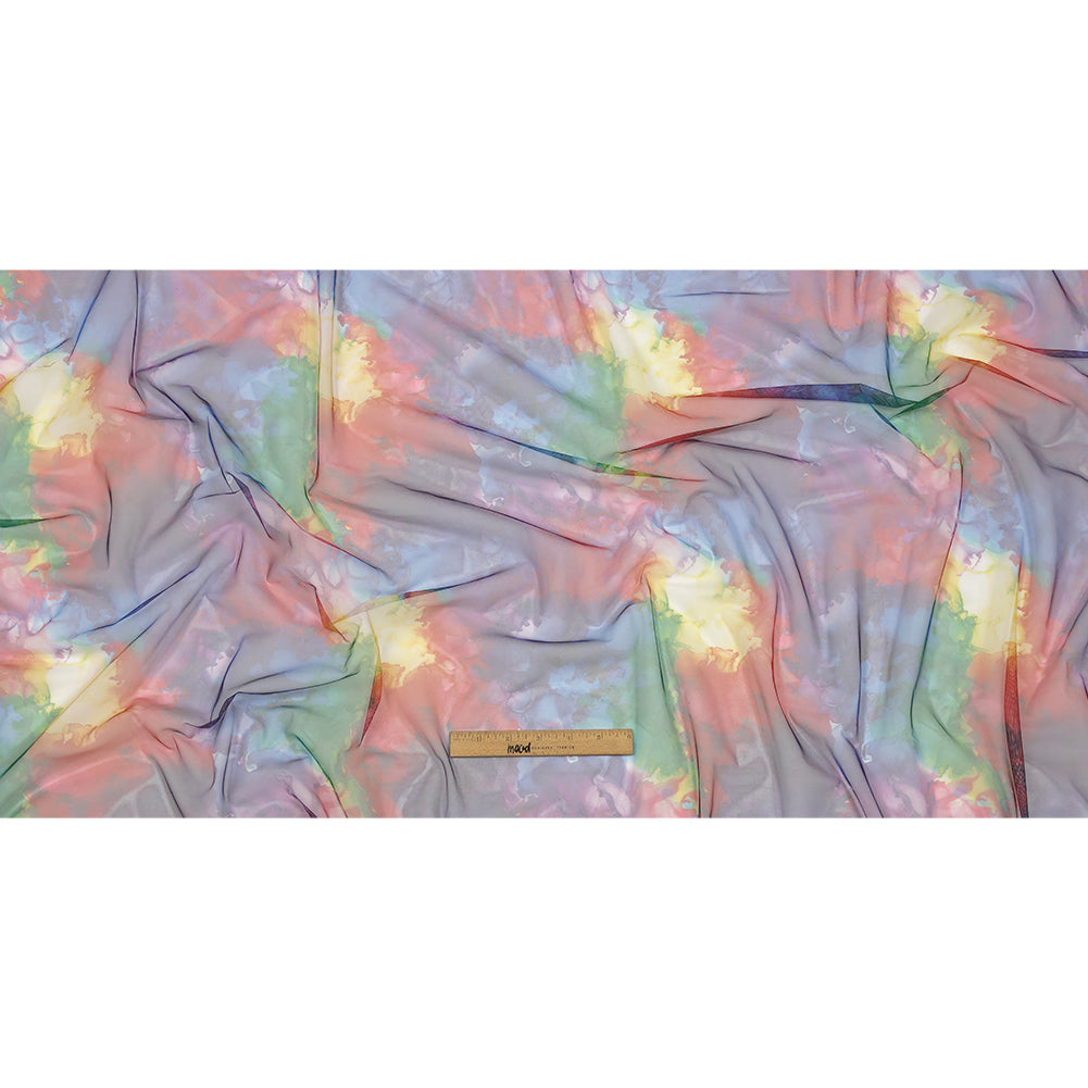 Rainbow Splash Watercolor Printed Tulle - Full Rainbow Splash Watercolor Printed Tulle - Full