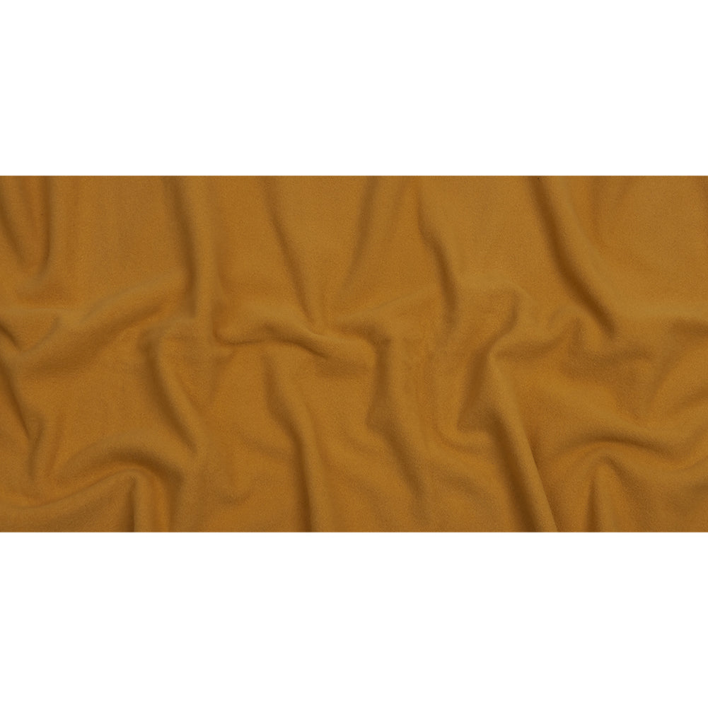 Wool and Cashmere Coating Made in Italy - Yellow Ochre - Alberini Collection - Full Wool and Cashmere Coating Made in Italy - Yellow Ochre - Alberini Collection - Full