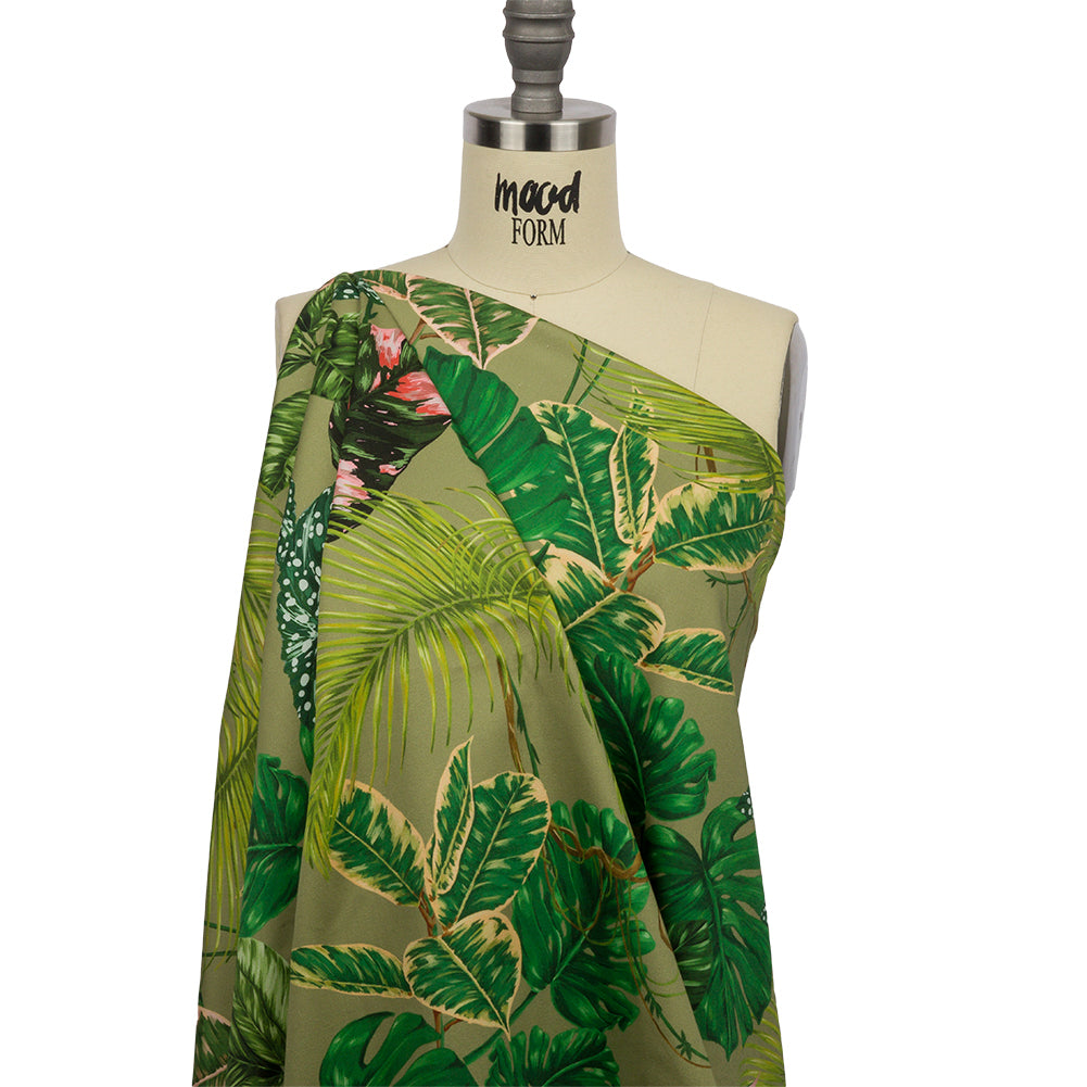 Mood Exclusive Be Leaf in Me Stretch Cotton Sateen Drape Mood Exclusive Be Leaf in Me Stretch Cotton Sateen Drape