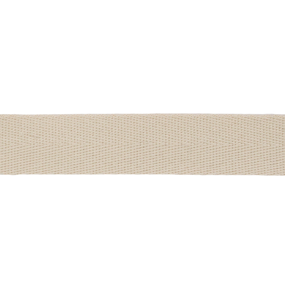 Buttercream Cotton Twill Tape - 0.625" Detail Buttercream Cotton Twill Tape - 0.625" Detail
