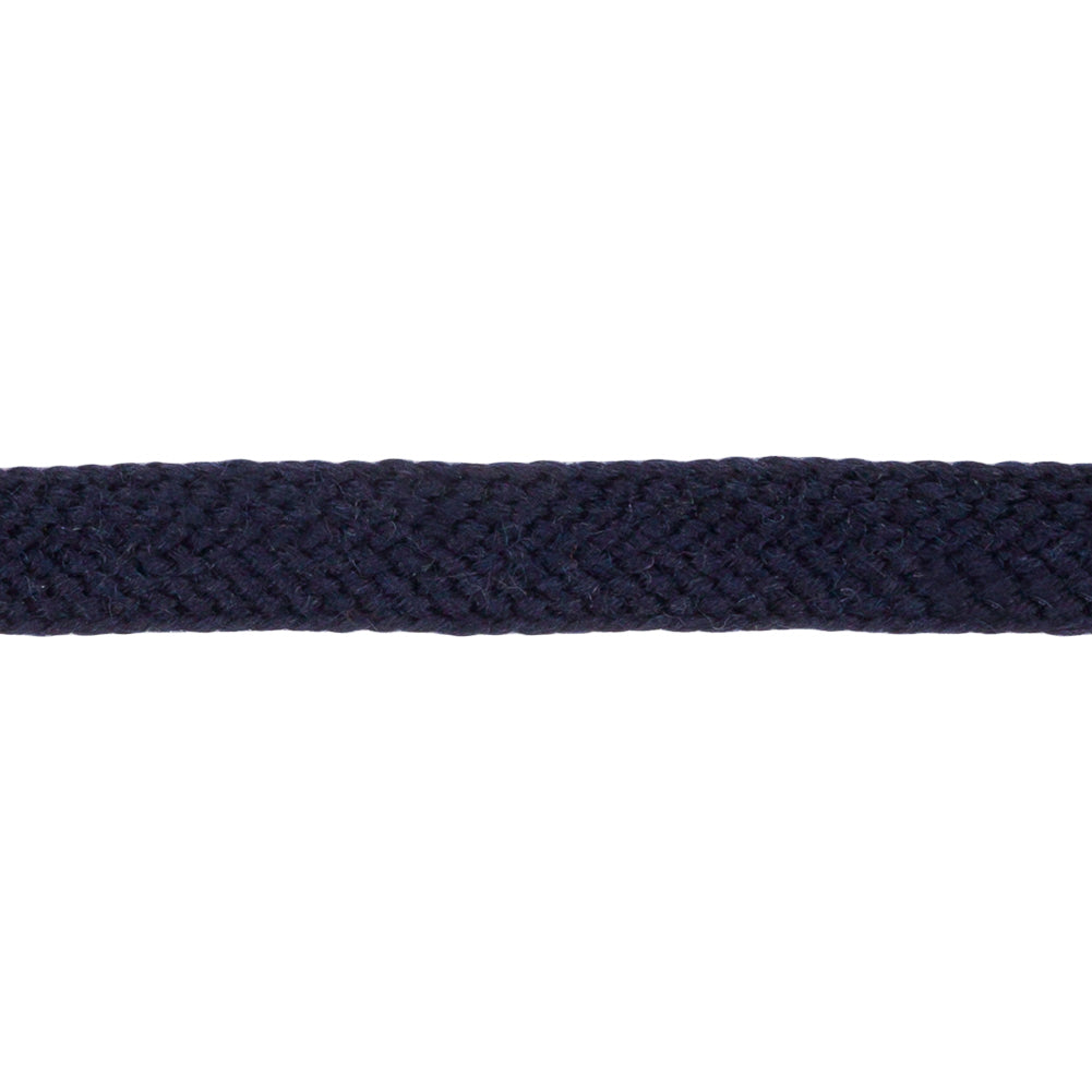 Midnight Wool Twill Tape - 0.5" Detail Midnight Wool Twill Tape - 0.5" Detail