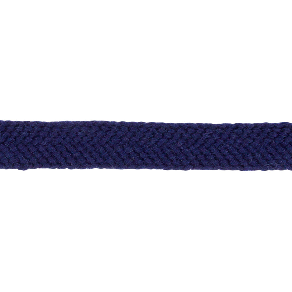 Navy Wool Twill Tape - 0.5" Detail Navy Wool Twill Tape - 0.5" Detail