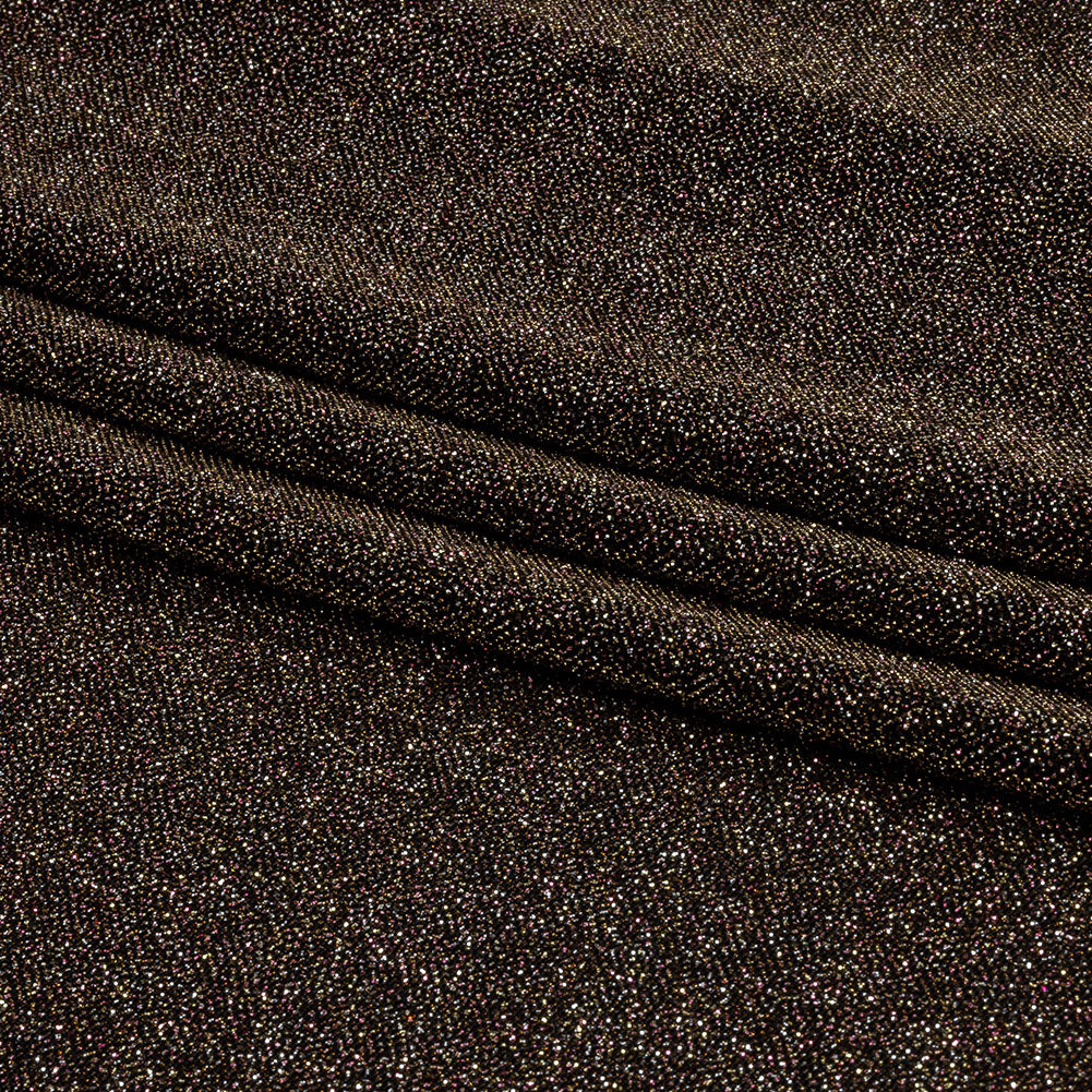 Nylon Knit with All-Over Glitter - Gold - Sun Streams Collection - Folded Nylon Knit with All-Over Glitter - Gold - Sun Streams Collection - Folded