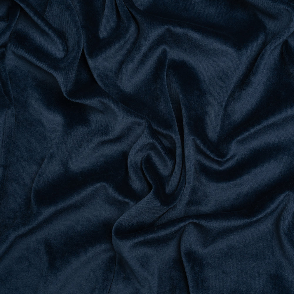 Polyester Velour - Navy Polyester Velour - Navy