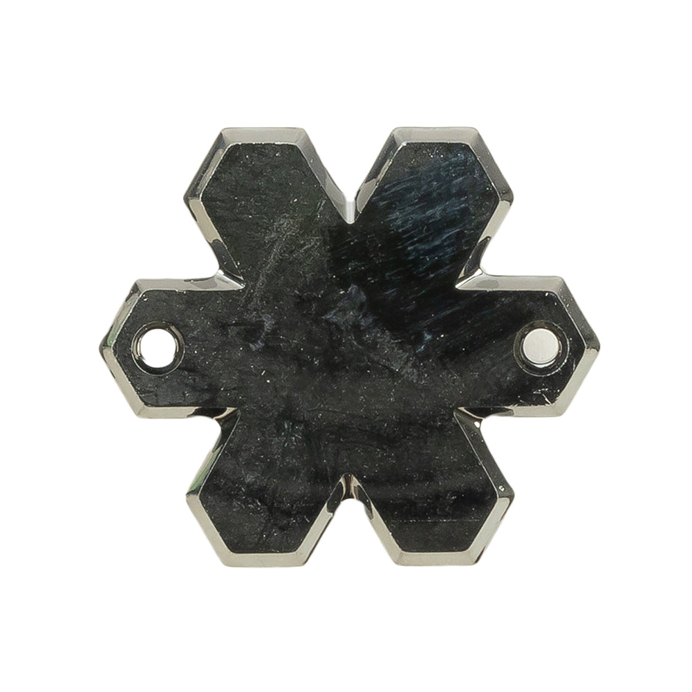 Vintage Heliotrope Snowflake Sew-On Rhinestone - 30mm Detail Vintage Heliotrope Snowflake Sew-On Rhinestone - 30mm Detail