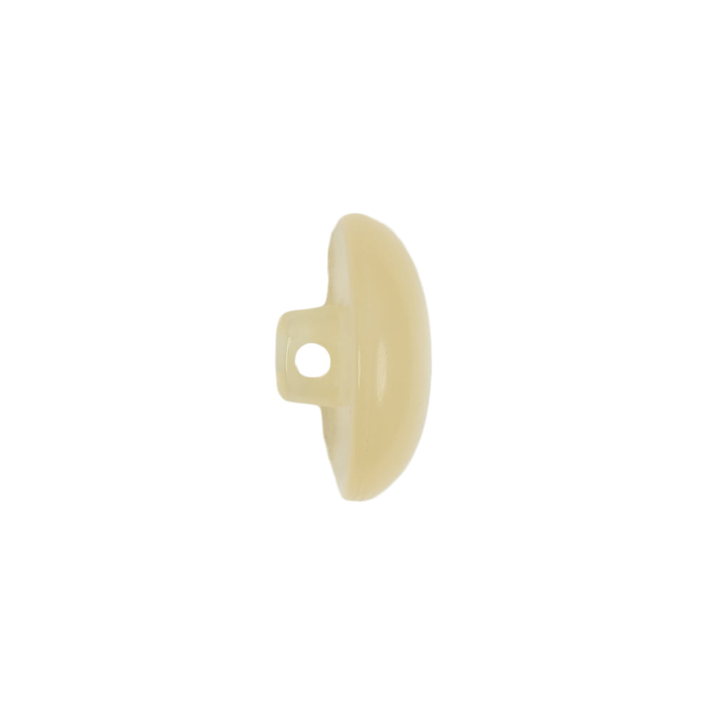 Vintage Ivory Pearlescent Half Done Shank Back Plastic Button - 28L/18mm Folded Vintage Ivory Pearlescent Half Done Shank Back Plastic Button - 28L/18mm Folded