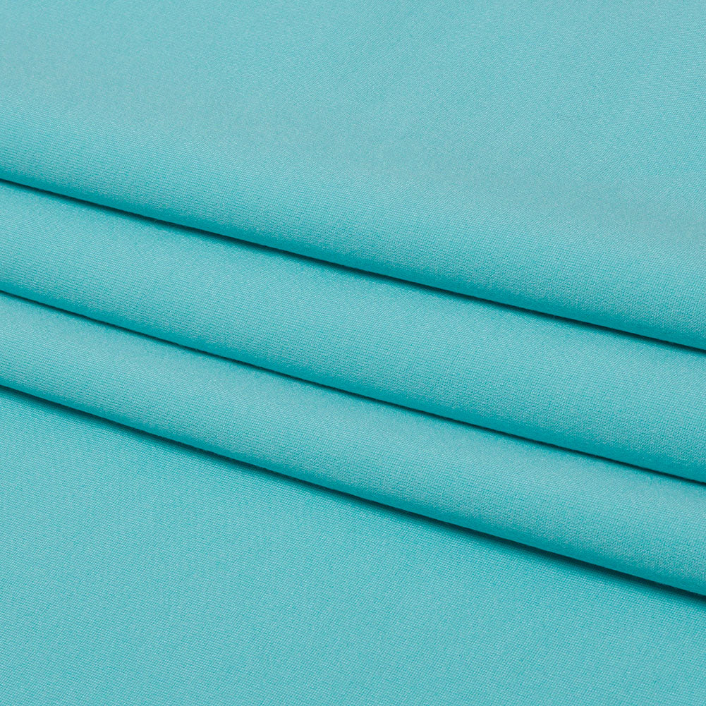 Stretch Ponte Knit - Sky Blue - Papilio Collection - Folded Stretch Ponte Knit - Sky Blue - Papilio Collection - Folded