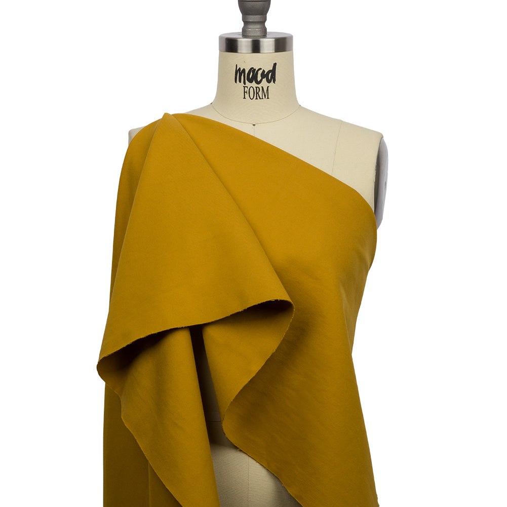 Stretch Ponte Knit - Harvest Gold - Papilio Collection - Drape Stretch Ponte Knit - Harvest Gold - Papilio Collection - Drape