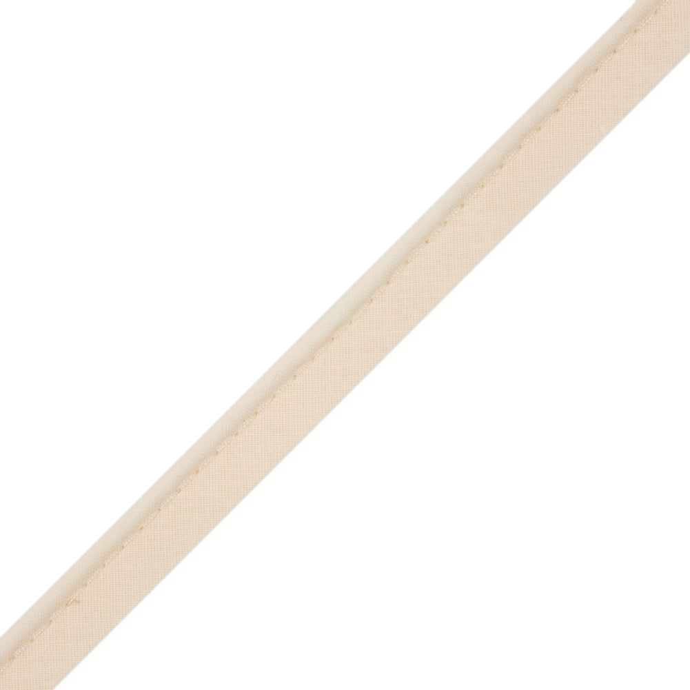 Pepper French Light Sand Cotton Blend Piping - 10mm Pepper French Light Sand Cotton Blend Piping - 10mm