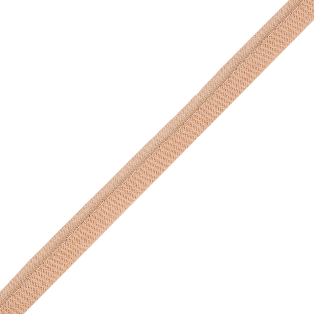 Pepper French Tawny Cotton Blend Piping - 10mm Pepper French Tawny Cotton Blend Piping - 10mm