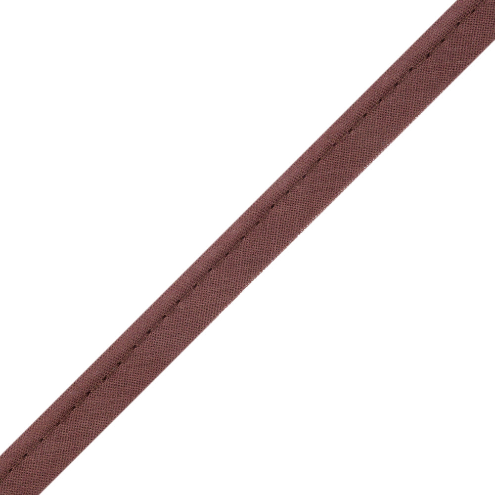 Pepper French Red Brown Cotton Blend Piping - 10mm Pepper French Red Brown Cotton Blend Piping - 10mm