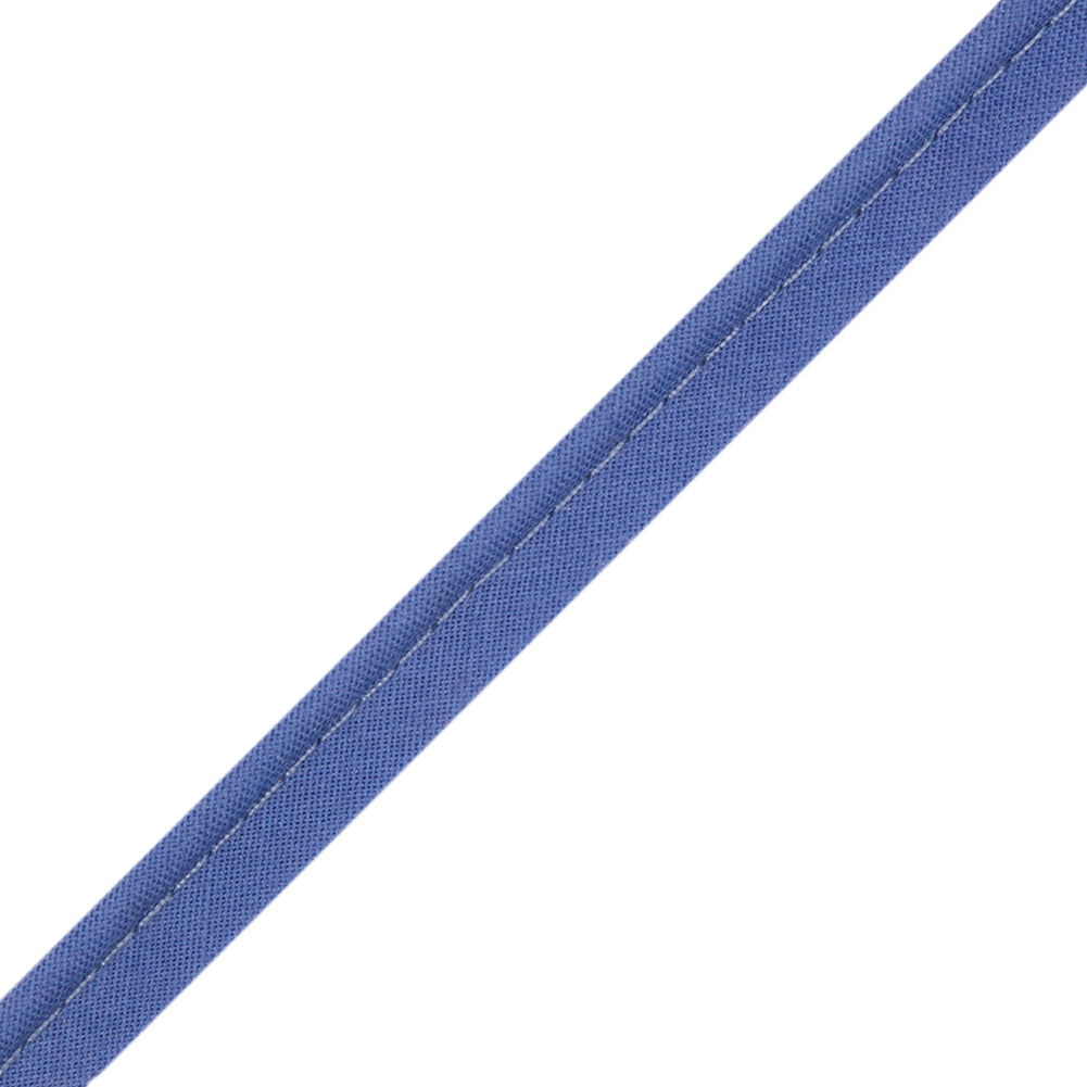 Pepper French Indigo Cotton Blend Piping - 10mm Pepper French Indigo Cotton Blend Piping - 10mm