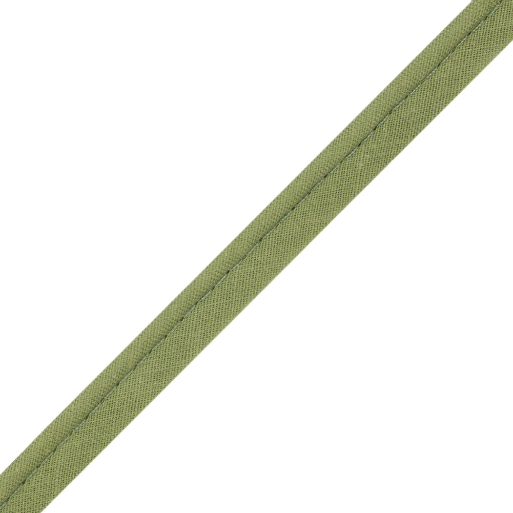 Pepper French Moss Green Cotton Blend Piping - 10mm Pepper French Moss Green Cotton Blend Piping - 10mm