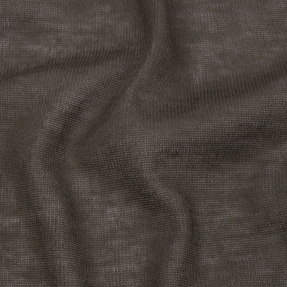 Famous Designer Gray Lightweight Cotton Interlock Knit Detail Famous Designer Gray Lightweight Cotton Interlock Knit Detail