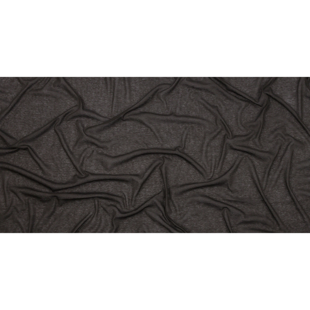 Famous Designer Dark Gray Lightweight Cotton Interlock Knit Full Famous Designer Dark Gray Lightweight Cotton Interlock Knit Full