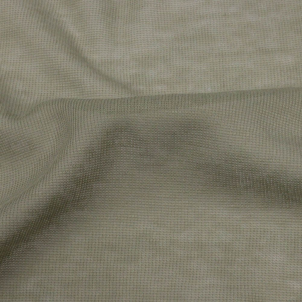Famous Designer Light Sage Lightweight Cotton Interlock Knit Detail Famous Designer Light Sage Lightweight Cotton Interlock Knit Detail