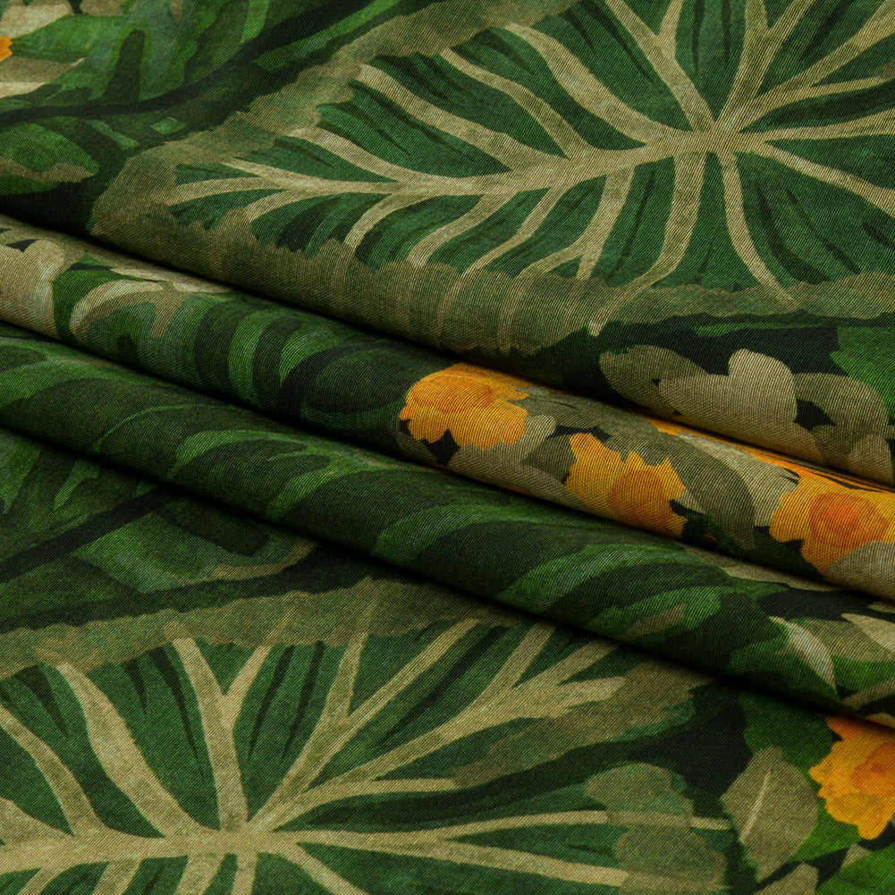 Mood Exclusive Jungle Floor Viscose Poplin Folded Mood Exclusive Jungle Floor Viscose Poplin Folded